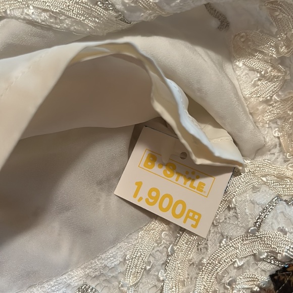 New! J&R Textured Brocade Fabric Jacquard Pattern Pencil Skirt - Picture 8 of 9